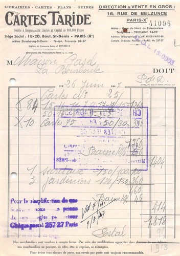 1947 librairies cartes - cartes, plans