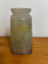 Bel Abat-jour tulipe  ancien pâte de verre signée Muller Frères -Lunéville