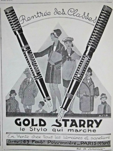 Publicité presse 1927 gold - publicitÉ,