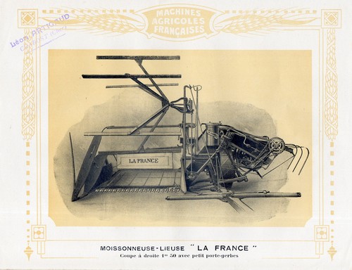 Moissonneuse lieuse france - lieuse,