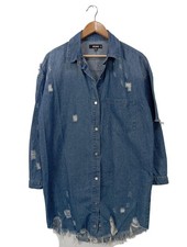 MISSGUIDED Robe en jean Dames Robe T EU 32 bleu style mode des rues