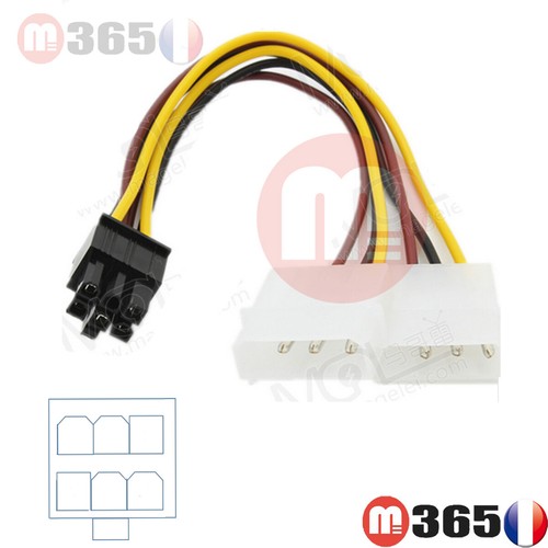 Câble adaptateur molex ide - câble,
