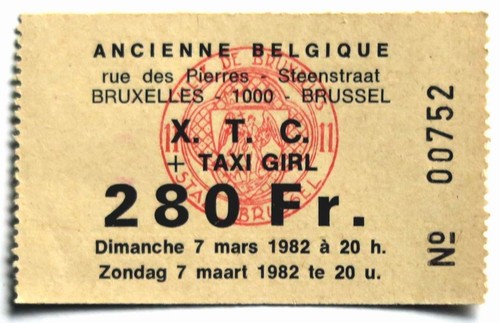 Xtc taxi girl - xtc, ticket