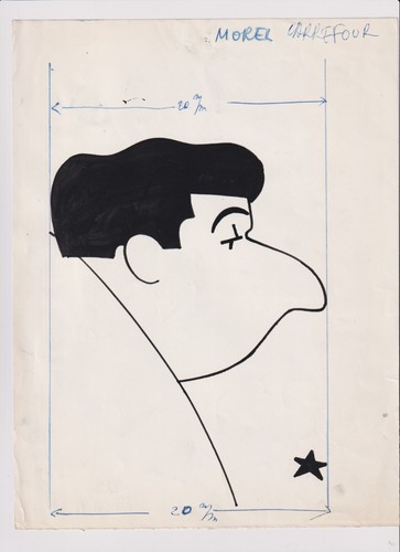 Jacques morel superbe dessin - jacques,