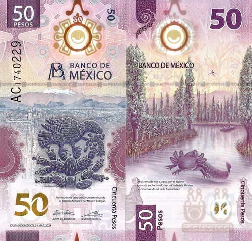 Mexico pesos 2021 133a - pesos, p-133a(4)