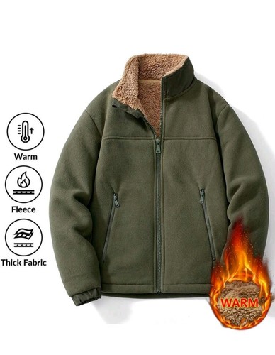 Veste homme polaire verte - , xs