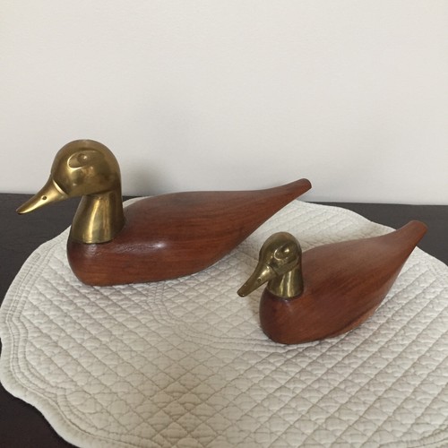 Duo canards bois et - bois,