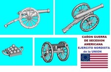 LOT DE 5 CANONS DE L'ARMÉE DE