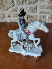 FIGURINE NAPOLEON PORCELAINE SAXE RETRAITE DE RUSSIE