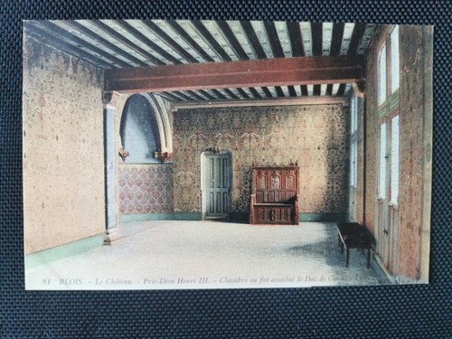 Cpa blois château - blois,