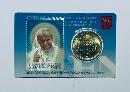 Vatican 2014 stamp - 2014, stamp&coincard