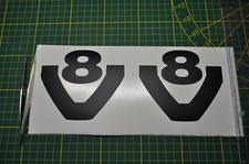 2x STICKERS SCANIA  camion poids lourds V8 TRUCK TRACTEUR 9,5x11cm