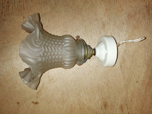 Ancienne tulipe verre - ancienne,