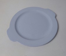 ancien plat à gateau tarte Moulin des Loups bleu