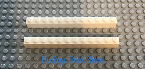 Lego white 1x12 brick 10129 - 1x12,