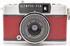 ▶️ [ MINT ] OLYMPUS PEN EES-2 Dark Red Half Frame Film Camera Japan 2550876