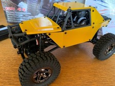Moteur brossé UDIRC UCX2405 1/24 4WD Rc Mini Rock Crawler jaune tout terrain