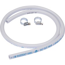 Tuyau gaz butane propane + 2 colliers serrage 1.5 Mètre caoutchouc validité 5 an