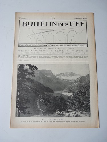 Bulletin des cff 9 - bulletin, n°9
