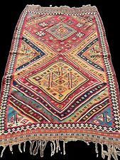 antique Qāshqai Persian kilim tapis persan teppich tribal 280x170/150