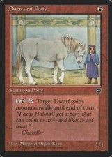 MRM ENGLISH Poney des nains - Dwarven Pony Ex MTG magic HML