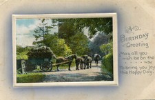 A Birthday Greeting May all you wish be on the way Attelage agricole