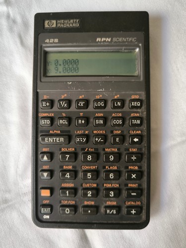 Calculator 42s rpn - ,