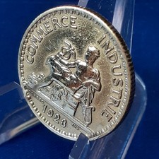 Pièce de 1 franc chambres de