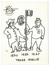 TAAF CPM - Dessin de P.E