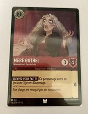 Carte Disney Lorcana Chapitre 2 - Mère Gothel 116/204 FOIL neuve fr TCG Holo