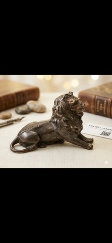 Statuette lion belfort en - statuette,