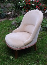 fauteuil vintage style crapaud