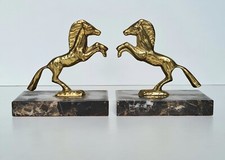 Paire de serre-livres chevaux