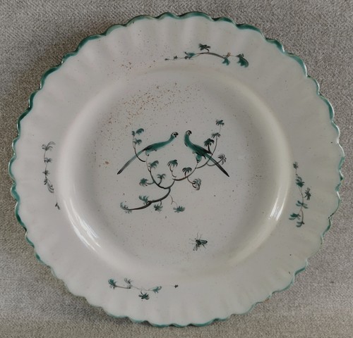 Belle assiette faience de - en,