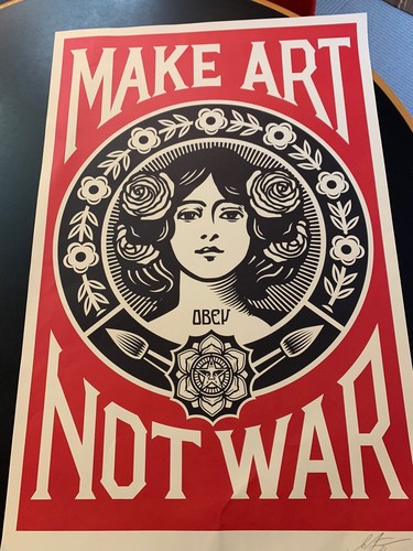 Affiche shepard fairey dit - shepard,