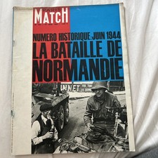 Magazine / revue Paris Match n° 792 du 13/06/1964 La Bataille de Normandie