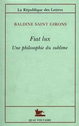 Fiat lux une philosophie du - lux.,