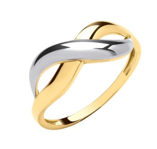 Bague infinie jaune - or,
