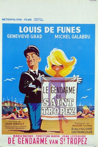 Affiche belge film gendarme - belge, du