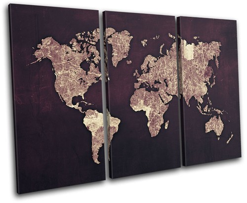 World atlas antique - world, vintage