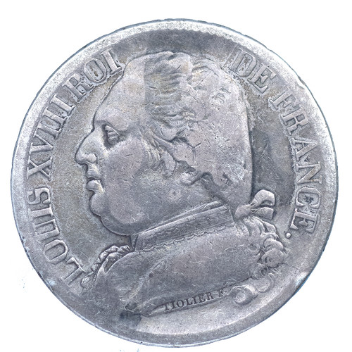 Louis xviii francs 1814 - louis,
