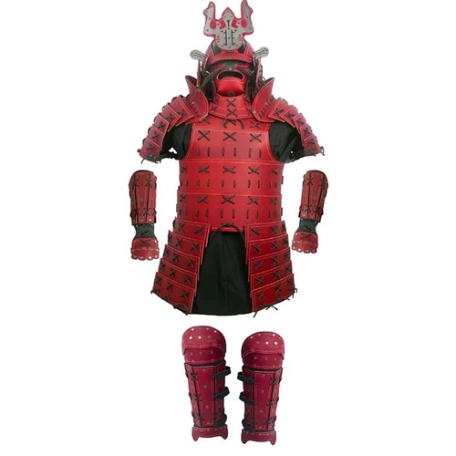 Halloween leather samurai - halloween, body