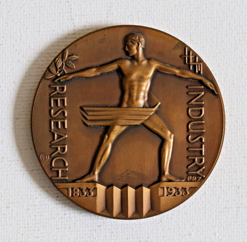 1933 rare médaille bronze - bronze, art
