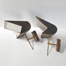 PAIRE D'APPLIQUES VINTAGE 1950