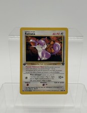 Carte Pokémon Rattata 66/82 Team Rocket Édition 1 Wizards FR Très Bon État
