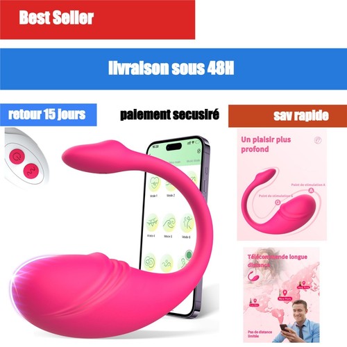 Vibromasseur œuf vibrant