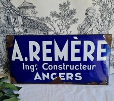 ANCIENNE PLAQUE EMAILLEE