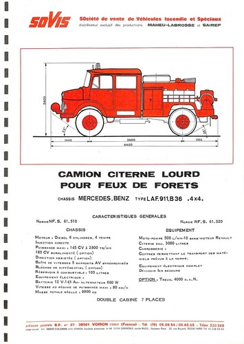 Mercedes benz type laf 911 - /,