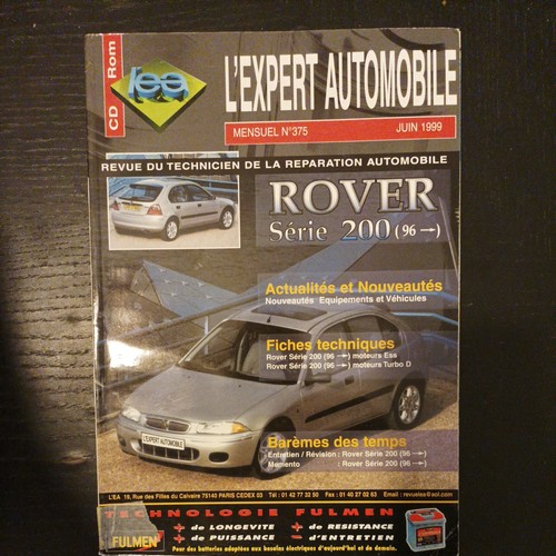 Revue technique rover 200 - rover, vi