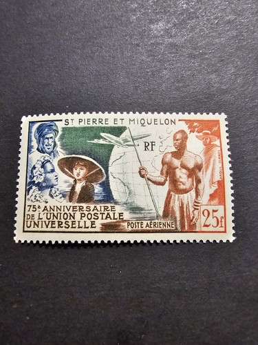Timbre france colonie saint - colonie,